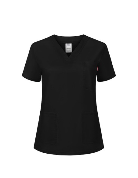 Camisola sanitaria stretch para mujer Velilla 535206SW de pijama médico elástico