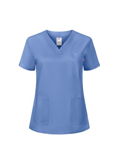 Camisola sanitaria stretch para mujer Velilla 535206SW de pijama médico elástico