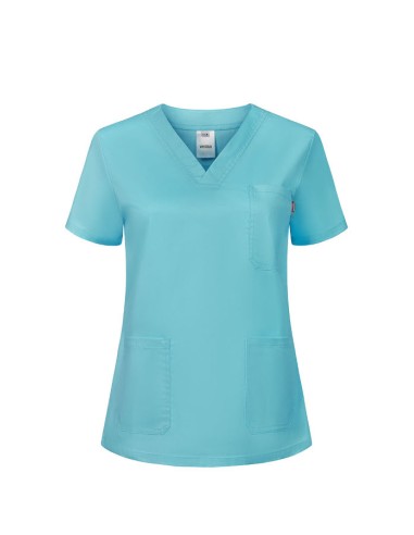 Camisola sanitaria stretch para mujer Velilla 535206SW de pijama médico elástico