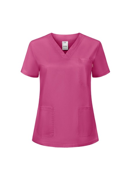 Camisola sanitaria stretch para mujer Velilla 535206SW de pijama médico elástico