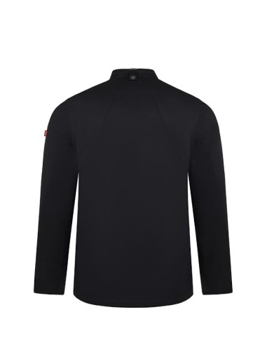 Detalle de la espalda transpirable Coolmax en chaqueta de chef Velilla 405211