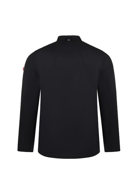 Detalle de la espalda transpirable Coolmax en chaqueta de chef Velilla 405211