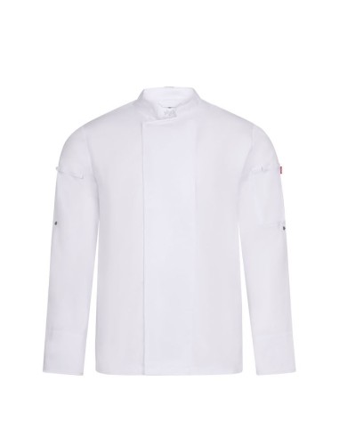 Chaqueta de cocina blanca Velilla 405211 SHIFT con tejido transpirable Coolmax
