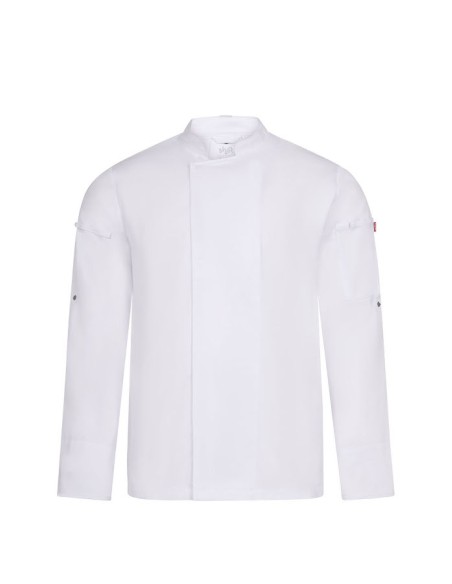 Chaqueta de cocina blanca Velilla 405211 SHIFT con tejido transpirable Coolmax