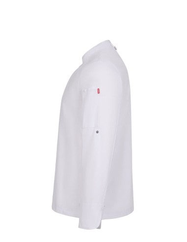 Chaqueta de cocina blanca Velilla 405211 SHIFT con tejido transpirable Coolmax