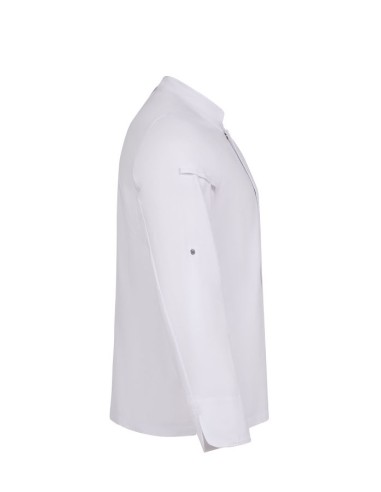 Chaqueta de cocina blanca Velilla 405211 SHIFT con tejido transpirable Coolmax