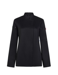 Chaqueta de cocina para mujer Velilla 405211W blanca con tejido Coolmax