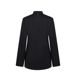 Chaqueta de cocina para mujer Velilla 405211W blanca con tejido Coolmax 2