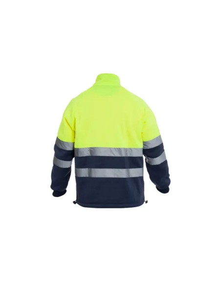 Sudadera de alta visibilidad combinada con cremallera TOMAS BODERO BEE WORK CHILL HV