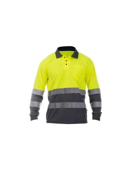 Polo de manga larga de alta visibilidad combinado TOMAS BODERO OCEAN HV POLO LS BEE WORK