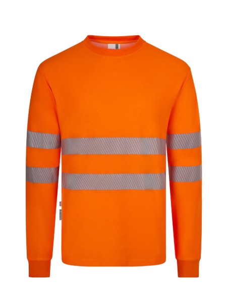 Camiseta Alta Visibilidad Algodón Velilla 305618 - Reflectante Segmentada