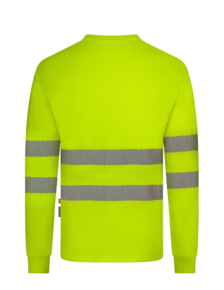 Camiseta Alta Visibilidad Algodón Velilla 305618 - Reflectante Segmentada