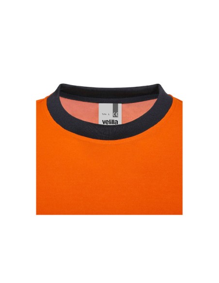 Camiseta Alta Visibilidad Velilla 305619 Bicolor Manga Larga - Algodón