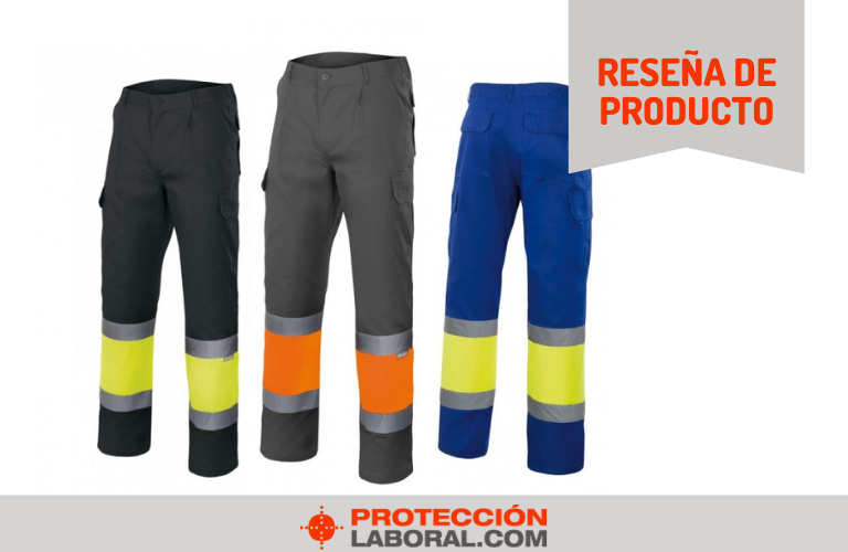 pantalon bicolor