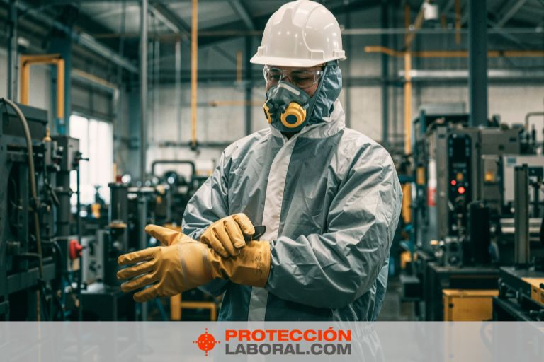 Trabajador en zona atex