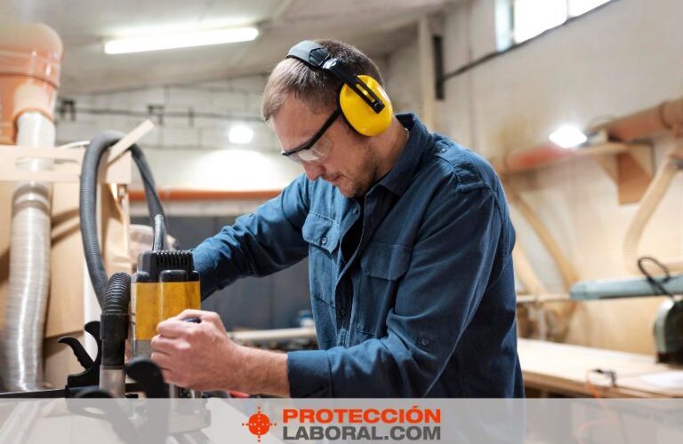 Trabajadores de protectores auditivos
